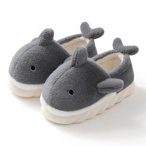 <span class=keywords><strong>Requin</strong></span> femmes hiver en peluche pantoufles semelle épaisse mignon fourrure en peluche talon fermé EVA semelle extérieure chaude pour dames - Product Image 5