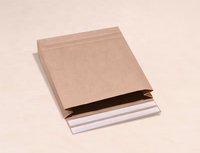 Sac Courrier Kraft Compostable Personnalisé de Haute Qualité pour Expédition de Vêtements, Sac Postal en Papier pour Livraison Pratique