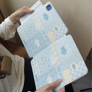 Custodia Creativa alla Moda a Scacchi <span class=keywords><strong>con</strong></span> Pesciolino per Apple <span class=keywords><strong>iPad</strong></span> Tablet Air <span class=keywords><strong>con</strong></span> Porta <span class=keywords><strong>Penna</strong></span> Pro 11 Pollici <span class=keywords><strong>iPad</strong></span> 10 Generazioni - Product Image 2