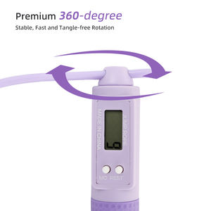 <span class=keywords><strong>Corde</strong></span> à <span class=keywords><strong>Sauter</strong></span> Lestée et Sans Fil pour Entraînement de Force Crossfit, Compteur Intelligent Digital d'Affichage LCD de <span class=keywords><strong>Calories</strong></span> pour Boxe - Product Image 3