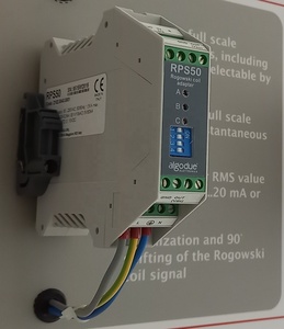 Transducteur monophasé à bobine de Rogowski fabriqué en Italie, signal Rogowski, intégrateur - Product Image 3