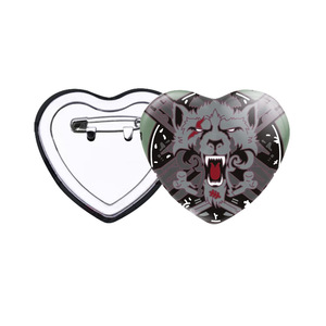 Giá rẻ tùy chỉnh trống hình trái tim từ nút Phù Hiệu Bán buôn <span class=keywords><strong>Maker</strong></span> - Product Image 5