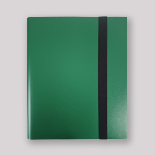 vert 9 pochettes (20 pages intérieures, 360 emplacements pour cartes)