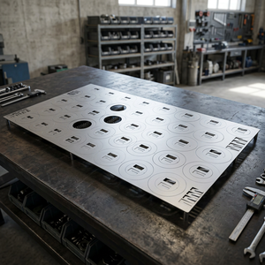AMT VINA – Gabarit de découpe laser CNC de précision sur mesure pour tôles métalliques, fabriqué en usine au Vietnam - Product Image 3