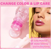 Liquide repulpant pour les lèvres effet verre, marque privée, hydratant, léger, à base d'huiles de fruits et de vitamines, végétalien, sans cruauté animale, minéral, résistant à l'eau