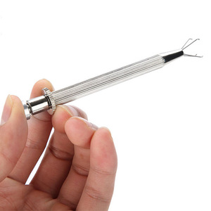 Stainless Steel Diamond Gripper Tweezers Four Claw For Loose Diamonds Gemstones Cubic Zirconia Jewelry <b>Tool</b> - Product Image 3