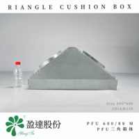 Boîte de coussin triangulaire en acier galvanisé moderne de précision PFU600 88 M, installation facile pour plafond à pression d'air stable