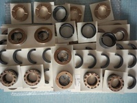 Anillos de Sellado de Varilla de Pistón OEM de PEEK, PTFE, Carbono, Latón, Cobre y Bronce con Resorte para Compresores de Bebidas de Alta Presión y GNC