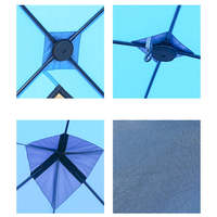 Tente de plage E-RIKE légère avec protection UV, tige en fibre de verre de 8,5 mm, tente de plage Hubble à ouverture automatique en 3 secondes