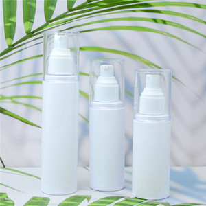 <span class=keywords><strong>ขวด</strong></span>สเปรย์พลาสติกใสสีขาวสำหรับบรรจุภัณฑ์เครื่องสำอาง ขนาด 30 มล. 50 มล. 100 มล. 120 มล. 150 มล. 200 มล. 250 มล. 500 มล. แบบพ่นละอองละเอียด - Product Image 1