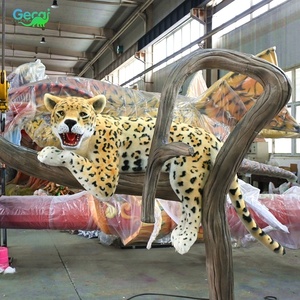 GECAI Modèles de simulation animatroniques grandeur nature de léopard, animaux animatroniques pour zoo, modèle de <span class=keywords><strong>jaguar</strong></span> - Product Image 2