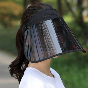 Copri sole sportivo trasparente a tesa larga per l'estate per escursioni a Golf attività all'aperto con eccellente protezione solare - Product Image 1