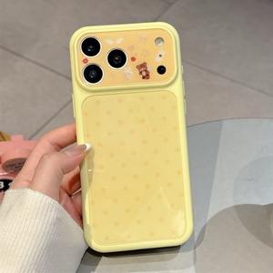 เคสโทรศัพท์ลายการ์ตูนน่ารัก ลายจุด TPU PC สำหรับ iPhone 17 16 15 14 13 Pro Max ป้องกันการกระแทก ดีไซน์สีพาสเทล - Product Image 5