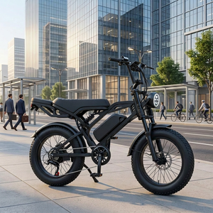 Bicicleta Eléctrica con Llantas Gruesas de 20 Pulgadas, 500W, 48V, Batería de 15Ah, 45km/h de Alta Velocidad, 60km de Autonomía, Suministro Directo de Fábrica, Embalaje SKD, E-bike - Product Image 1