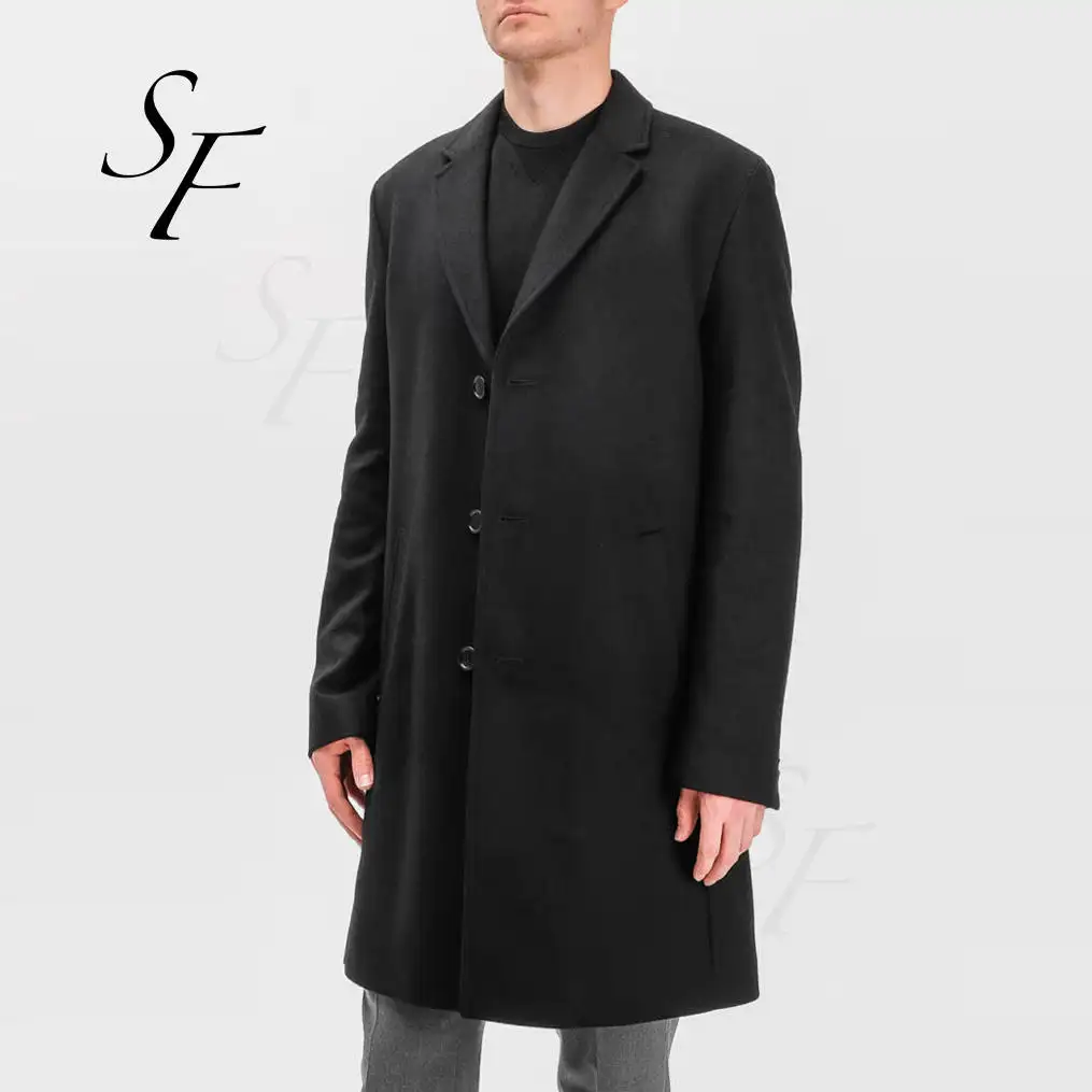 Traje holgado informal de lana para hombre, traje liso de corte medio, con nuevo estilo personalizado, 100%