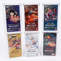 Boîte de protection magnétique en acrylique résistante aux UV pour la boîte de rappel One Piece TCG OP-01 en anglais (boîte de booster) pour jeu de cartes à collectionner