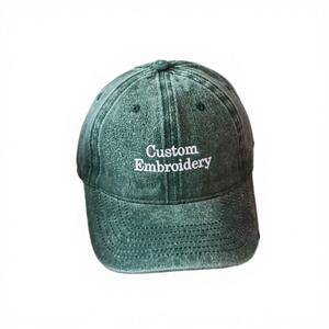 Casquette de baseball sportive unisexe en tissu courant à 6 panneaux, avec boucle métallique réglable, non structurée, douce, délavée, 100 % coton, style Dad Hat - Product Image 2