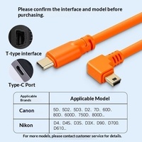 Câble de transfert de données USB-C Mini Type-C haute vitesse pour appareils photo reflex numériques A7R III/A7M III/A7R IV et connexion informatique (Thermoplastique)