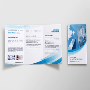 Bán Chạy nhất có kích thước tùy chỉnh gấp Brochure in ấn với thiết kế cá nhân. 157/200/250G giấy cho tờ rơi in và tài liệu quảng cáo. - Product Image 4