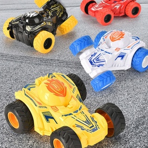 Coche de Juguete para Niños, con Movimiento por Fricción, Acrobacias, Todoterreno, Plástico Ecológico ABS, Amarillo - Product Image 1