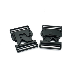 Buckle Adjustable <b>Webbing</b> Buckle 40mm Inner Diameter Zinc Alloy Black For Clothing Bags Backpacks School Bags - Product Image 1