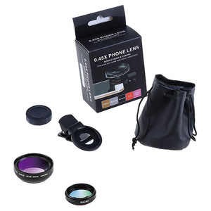 BOSHI 52mm Groothandel HD Wimper Externe Macro Groothoeklens voor Mobiele Telefoons 0.45X Zoom Insecten Bloemen Camera Lenzen - Product Image 5