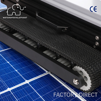 Robot de nettoyage de panneaux solaires WSE-R01A01, modèle DC, télécommande 200m, certifié CE, rechargeable, largeur de nettoyage 1100mm/1500mm, 6-8