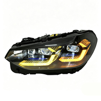 Phare avant bicolore SJC Auto pour BMW X3 G01 G08 2018-2021, phares jaunes et blancs, feux de jour DRL, phare laser LED avec prix d'usine