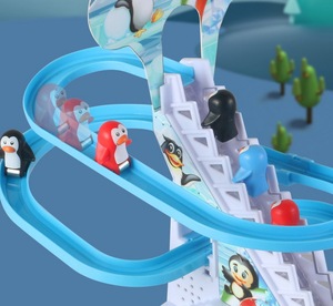 <span class=keywords><strong>Juguete</strong></span> Eléctrico de Pingüino Trepador de Escaleras Automático, <span class=keywords><strong>Juguete</strong></span> Educativo con Pista Deslizante para Niños, Regalo - Product Image 2