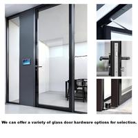 Cloisons de séparation en verre modulaires pour bureaux, murs de division autonomes pour espaces de travail