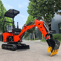 Excavator Mini CE EPA Approved 1 2 3.5 Ton Multi Attachment Micro Digger Tahan Lama Heavy Duty Bagger Excavator