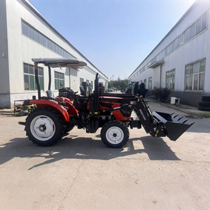 Tracteur chinois 4x4 certifié CE avec remorque pour le transport de produits agricoles - Product Image 6