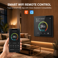 Termostato Inteligente WiFi con Pantalla Táctil TFT a Color de 2.8 Pulgadas para Calefacción por Suelo Radiante y Caldera de Gas, Compatible con Matter/Alexa/Google, 16A/3A - Hysen OEM/ODM