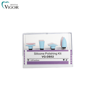 Vigor Dental VG-DB52 Silicone <b>Polishing</b> <b>Kit</b> Dental Burs for Low Speed Handpiece 12pcs/box - Product Image 2