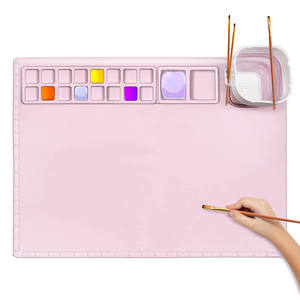 Drawing Stationery Soft Silicone Art <b>Mat</b> Multifunction Easy Clean <b>Large</b> Craft Silicone Painting <b>Mat</b> for Kids - Product Image 6