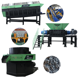 Machine de broyage automatique des déchets RDF et machine de briquetage pour l'usine de recyclage des déchets solides municipaux - Product Image 1