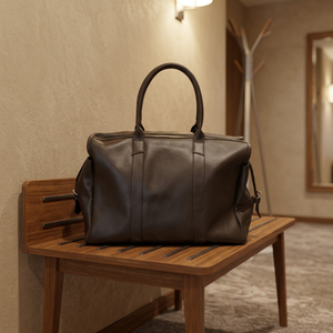 Bolsa de Viaje de Cuero Genuino Personalizada, Directo de Fábrica, Casual, Resistente, para Hombre, Deportes, Gimnasio, Fin de Semana, OEM - Product Image 2