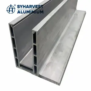 Custom Oem/Odm Aluminium Decking Reling, Glazen Balustrade, U Kanaal Glazen Leuningen Voor Balkon
