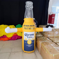 Danseurs d'air de bière personnalisés danseurs d'air de ciel de bière gonflable commerciale de corona