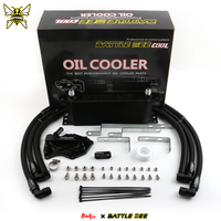 Kit de refroidisseur d'huile moteur en alliage d'aluminium 1 unité Audi TT RS3 RSQ3 8J 8V 2.5 TFSI EA855 14 rangées Modification britannique BB-OCK-122