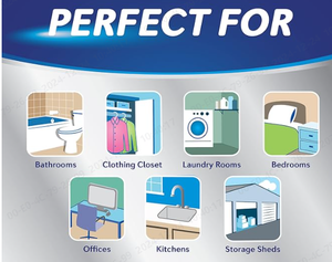 Oem 500ml dùng một lần Máy hút ẩm không khí độ ẩm bẫy hộp làm mát không khí Canxi clorua độ ẩm hấp thụ hộp không khí sạch không mùi - Product Image 2