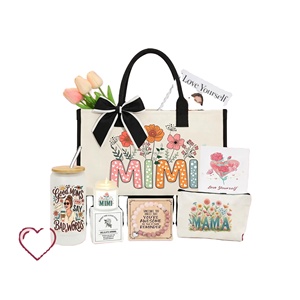 Nouveau Coffret Cadeau Mimi Mama 2026 – Kit de Soins Personnels avec Sac Fourre-tout, Tasse en Verre, Bougie et Bracelet pour Femme – Idéal Anniversaire ou Remerciement - Product Image 2