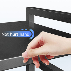 Ausziehbarer Mikrowellenständer aus Metall, Küchen-Arbeitsplatten-Organizer, Schwerlast-Mikrowellenregal - Product Image 5