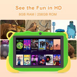 C idea OEM 7-<b>Inch</b> Green <b>Android</b> 15 <b>Tablet</b> PC High-Performance MTK Quad-Core with 256GB Storage Wi-Fi New for Kids - Product Image 3