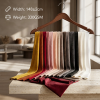 Tissu d'ameublement en velours tissé super doux Holland - Luxe uni 100% nylon pour canapé et housse de siège auto, anti-bouloches et anti-moisissure