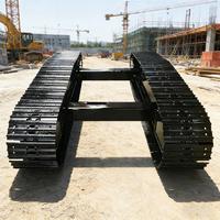 Châssis à Chenilles Hydraulique 12 Tonnes en Acier à Vitesse Variable pour Engins de Construction - Vente Chaude Usine