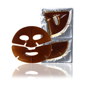 Etichette Private viso pelle 90g maschera di cristallo di collagene maschera per la cura della pelle del viso con perle rosa oro 24 carati - Product Image 5