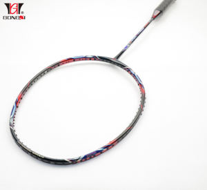 SS25 nouveau plein carbone avec raquette/raquette de Badminton en titane tissé personnalisé - Product Image 4