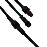Câble adaptateur d'extension d'alimentation CC M12 mâle et femelle, contact en cuivre, étanche IP65, 3 broches, 5A
