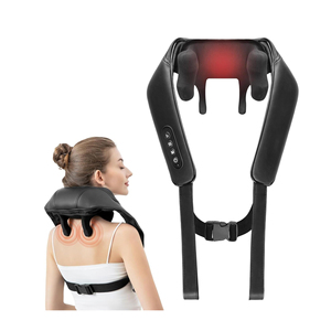 Masseur de cou sans fil avec chaleur et massage shiatsu profond pour soulager les douleurs aux épaules et au cou - Product Image 1